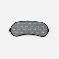 Thumbnail for Rockwell Commander 114 - Cartoon Pattern - Sleep Mask - Gray