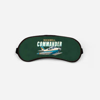 Thumbnail for Rockwell Commander 114 - Cartoon - Sleep Mask - Dark Green