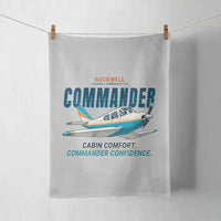 Thumbnail for Rockwell Commander 114 - Cartoon - Towel - Light Gray