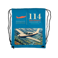 Thumbnail for Rockwell Commander 114 - Drawstring Bag - Classic - Light Blue