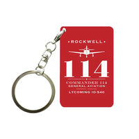 Thumbnail for Rockwell Commander 114 - Heritage - Key Chain - Red