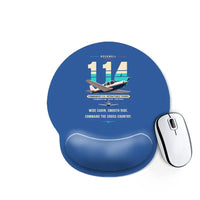 Thumbnail for Rockwell Commander 114 - Original - Ergonomic Mouse Pad - Blue