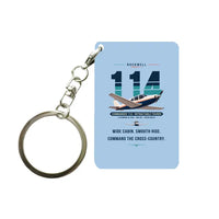 Thumbnail for Rockwell Commander 114 - Original - Key Chain - Light Blue