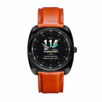 Thumbnail for Rockwell Commander 114 - Original - Luxury Cushion - Black and Light Brown Strap