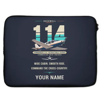 Thumbnail for Rockwell Commander 114 - Original + Name - Laptop Sleeve