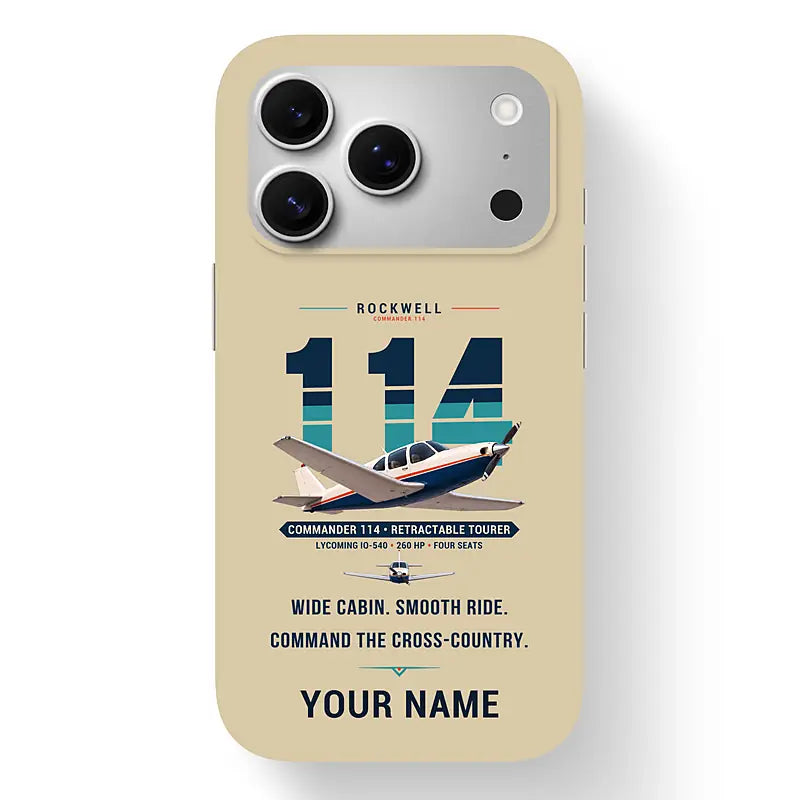 Rockwell Commander 114 - Original + Name - MagSafe iPhone 17 Pro - Beige