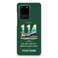 Thumbnail for Rockwell Commander 114 - Original + Name - Samsung Case - Dark Green