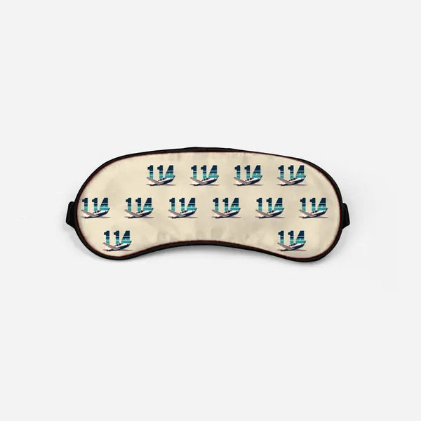 Rockwell Commander 114 - Original Pattern - Sleep Mask - Beige