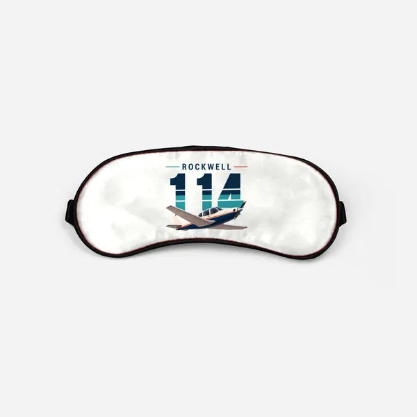 Rockwell Commander 114 - Original - Sleep Mask - White