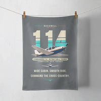 Thumbnail for Rockwell Commander 114 - Original - Towel - Gray