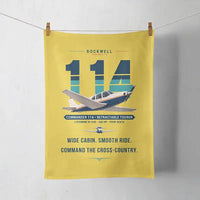 Thumbnail for Rockwell Commander 114 - Original - Towel - Yellow