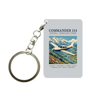 Thumbnail for Rockwell Commander 114 - Poster - Key Chain - Light Gray