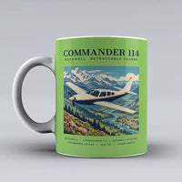 Thumbnail for Rockwell Commander 114 - Poster - Mug - Light Green