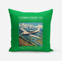 Thumbnail for Rockwell Commander 114 - Poster - Pillow - Green