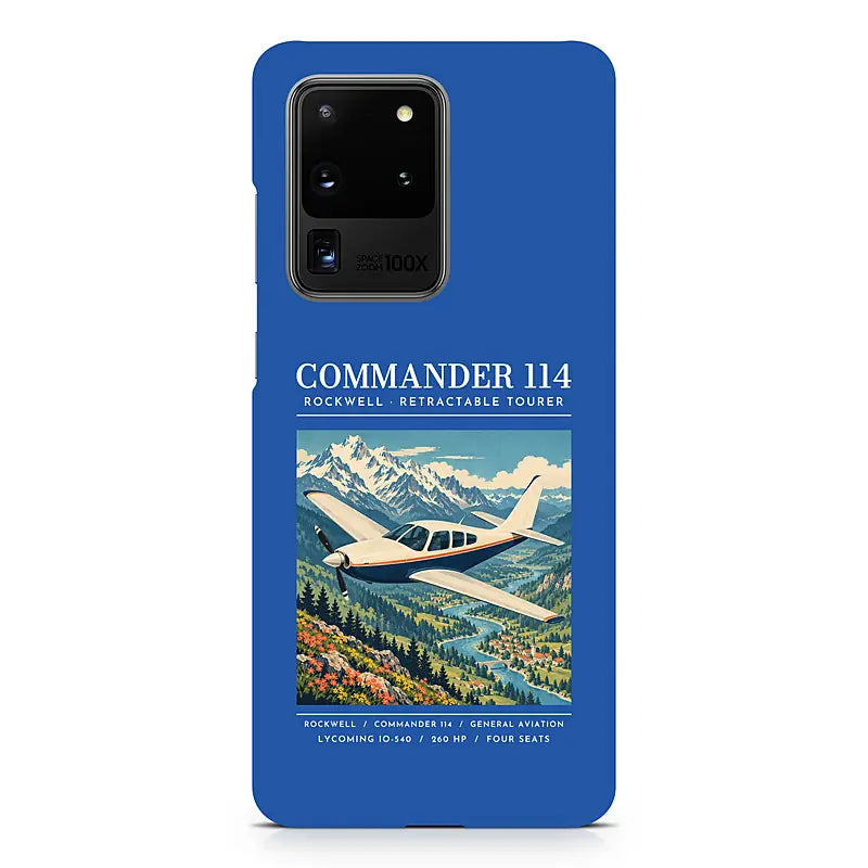 Rockwell Commander 114 - Poster - Samsung Case - Blue