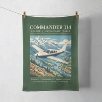 Thumbnail for Rockwell Commander 114 - Poster - Towel - Dark Green