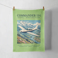 Thumbnail for Rockwell Commander 114 - Poster - Towel - Light Green