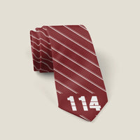 Thumbnail for Rockwell Commander 114 - Stripe - Tie - Dark Red