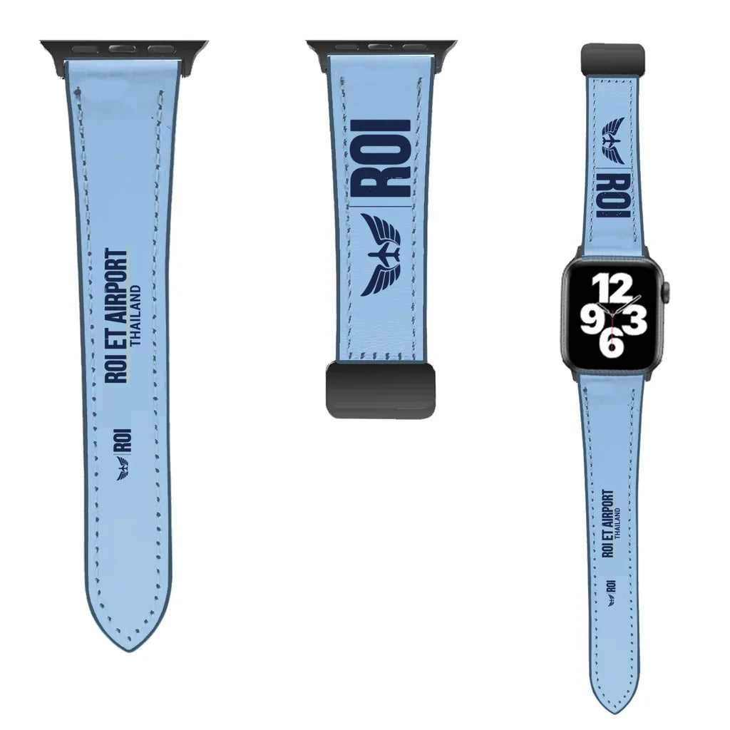 WBV6 | Roi Et Airport ROI | Leather - Light Blue