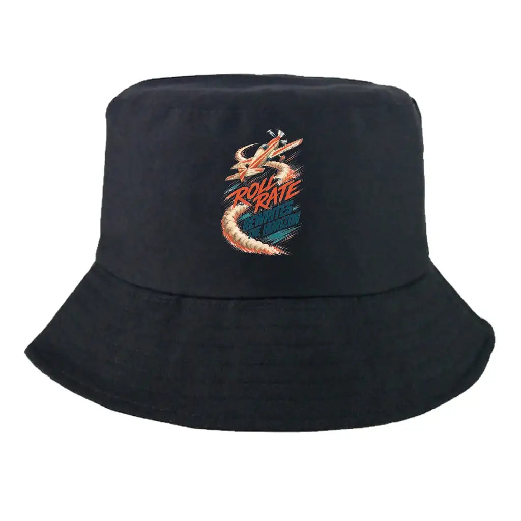 Roll Rate Rewrites The Horizon summer hat - black