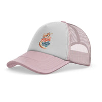 Thumbnail for Roll Rate Rewrites The Horizon trucker cap - light pink
