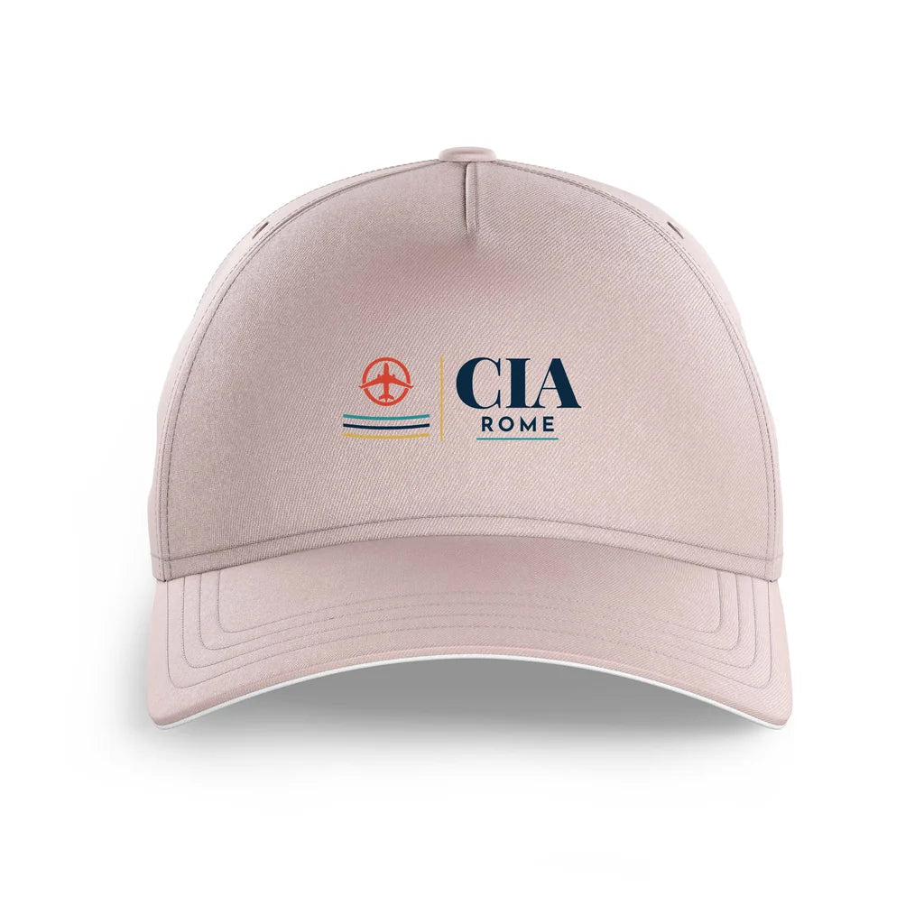 Rome Ciampino Airport (CIA) printed hat - pink
