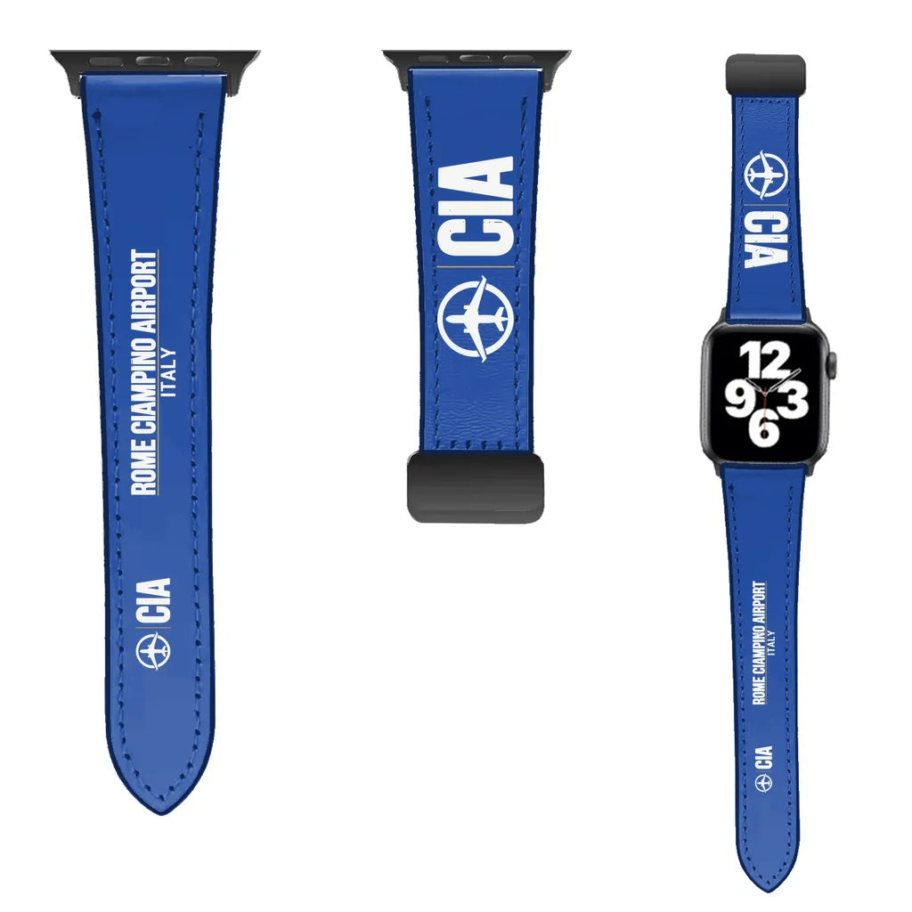 WBV6 | Rome Ciampino Airport CIA | Leather - Blue