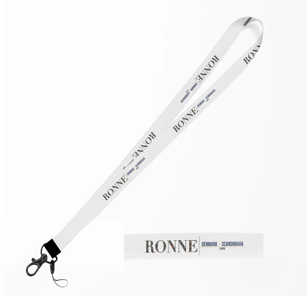 Ronne City Series lanyard - white
