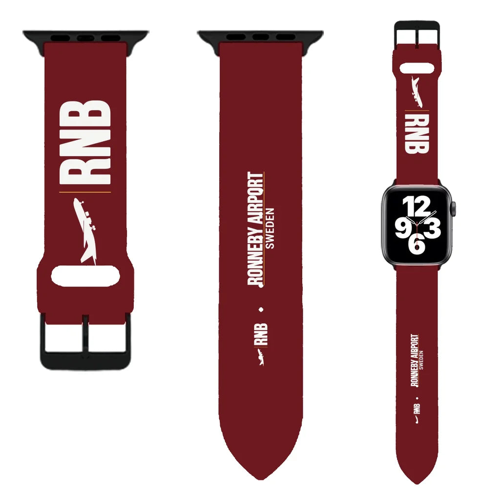 WBV6 | Ronneby Airport RNB | Dark Red (Metal Buckle)