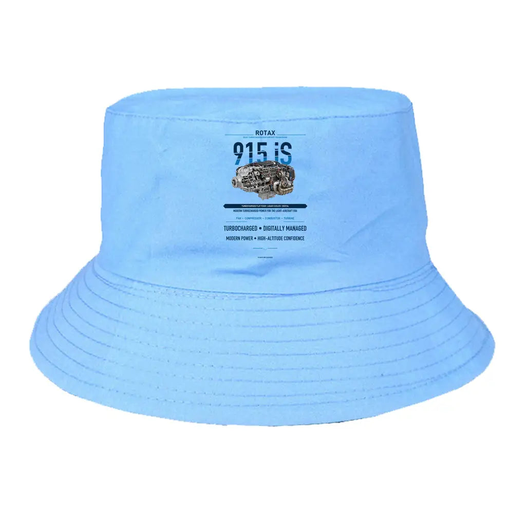 Rotax 915 iS Engine summer hat - light blue