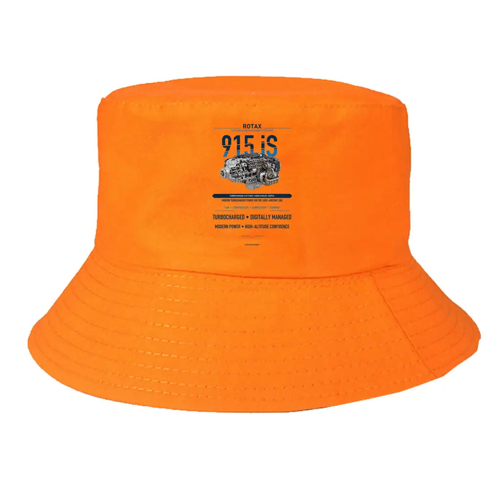 Rotax 915 iS Engine summer hat - orange