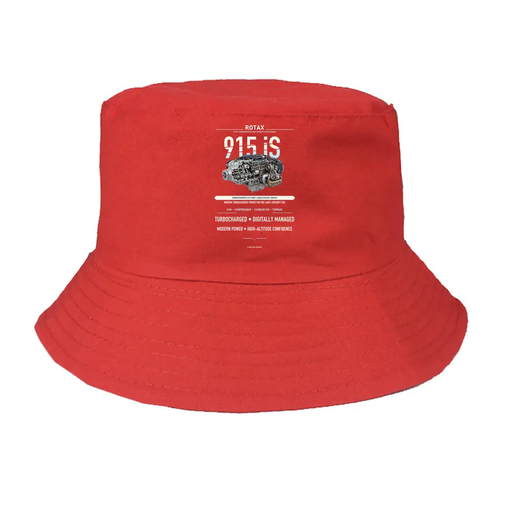 Rotax 915 iS Engine summer hat - red