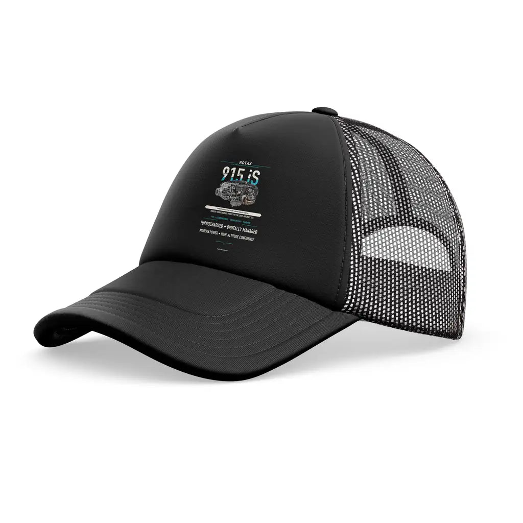 Rotax 915 iS Engine trucker cap - full black