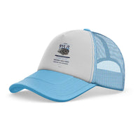 Thumbnail for Rotax 915 iS Engine trucker cap - light blue