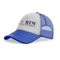 Thumbnail for Rotterdam The Hague Airport (RTM) trucker cap - blue