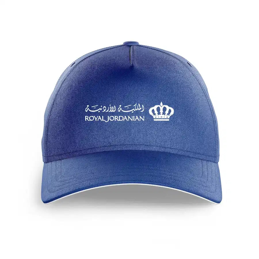 Royal Jordanian printed hat - blue