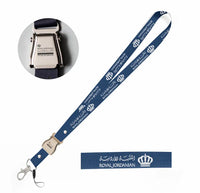 Thumbnail for Royal Jordanian seat belt lanyard - dark blue