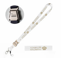 Thumbnail for Royal Jordanian seat belt lanyard - white