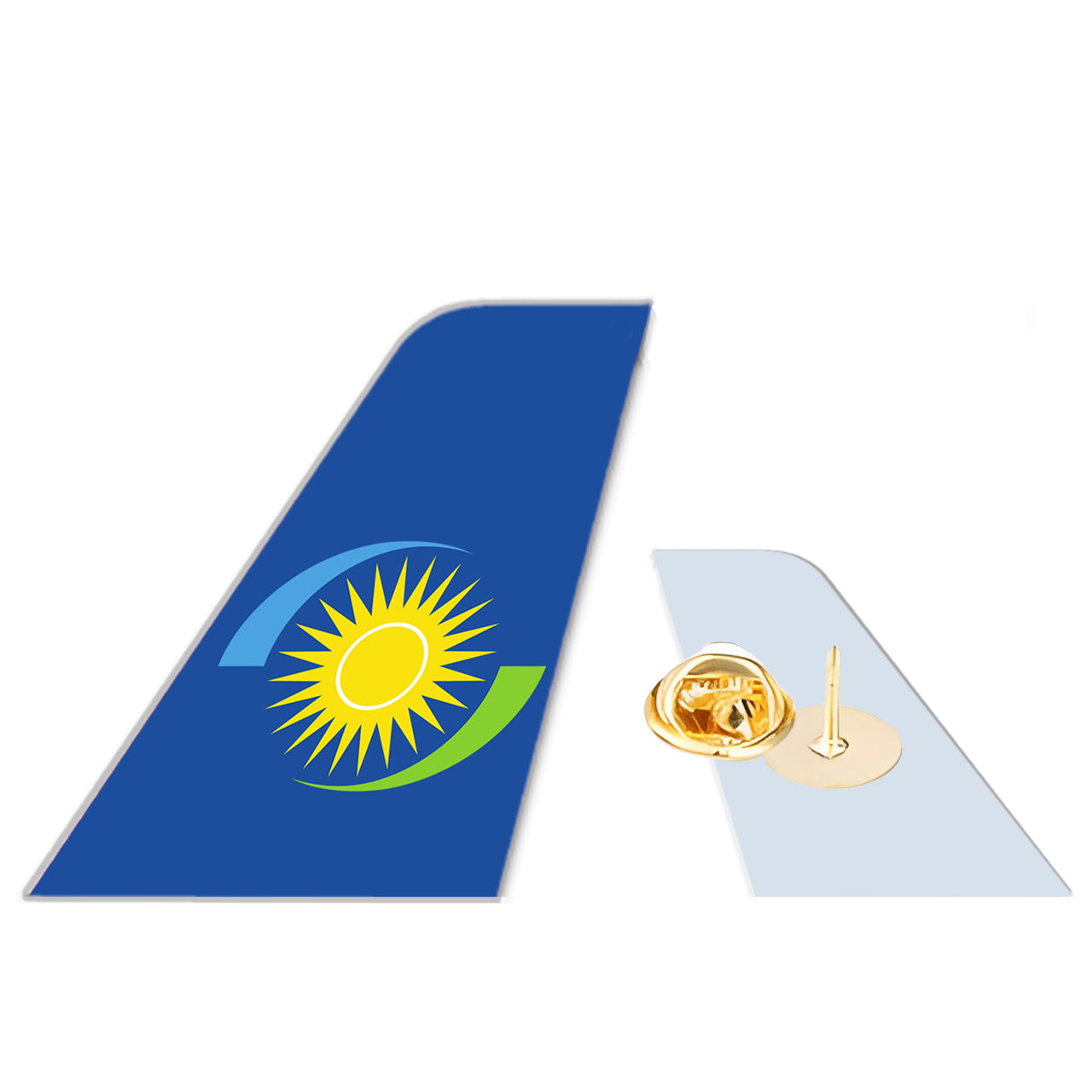 RwandAir Airlines Designed Tail Shape Badges & Pins