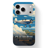 Thumbnail for Ryan PT-22 Recruit - 3D + Name - MagSafe iPhone 17 Pro - Black