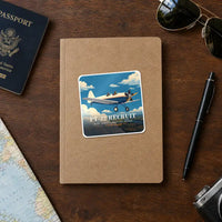 Thumbnail for Ryan PT-22 Recruit - 3D + Name - Square Sticker - Notebook