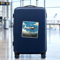 Thumbnail for Ryan PT-22 Recruit - 3D + Name - Square Sticker - Suitcase