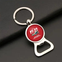 Thumbnail for Ryan PT-22 Recruit - Cartoon - Bottle Opener Key Chain - Red