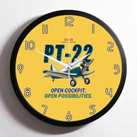Thumbnail for Ryan PT-22 Recruit - Cartoon - Framed - Yellow