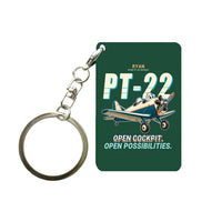 Thumbnail for Ryan PT-22 Recruit - Cartoon - Key Chain - Dark Green