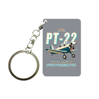 Thumbnail for Ryan PT-22 Recruit - Cartoon - Key Chain - Gray