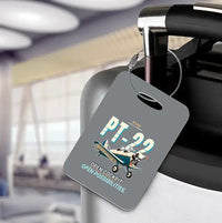 Thumbnail for Ryan PT-22 Recruit - Cartoon - Luggage Tag - Gray