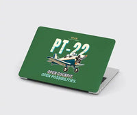 Thumbnail for Ryan PT-22 Recruit - Cartoon - MacBook Case - Green