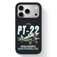 Thumbnail for Ryan PT-22 Recruit - Cartoon - MagSafe iPhone 17 Pro - Black