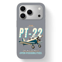 Thumbnail for Ryan PT-22 Recruit - Cartoon - MagSafe iPhone 17 Pro - Gray